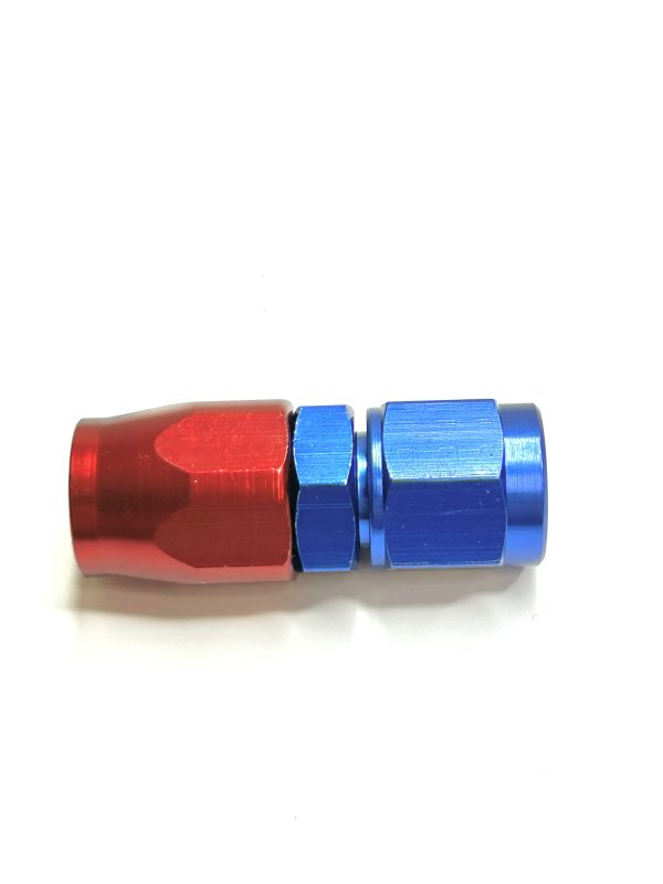 #4 STRAIGHT, POWER FLOW HOSE END