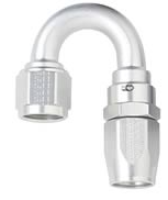 180 DEGREE POWER FLOW HOSE ENDS, CLEAR