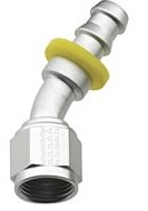 30 DEGREE PUSH-LITE HOSE ENDS, CLEAR