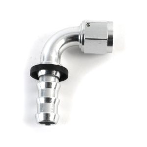 90 DEGREE PUSH-LITE HOSE ENDS, CLEAR
