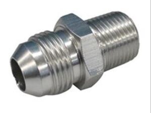AN X NPT, STRAIGHT ADAPTERS, CLEAR