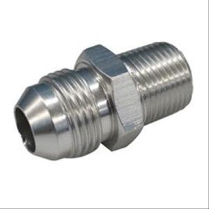 AN X NPT, STRAIGHT ADAPTERS, CLEAR