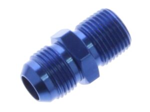 AN X NPT STRAIGHT ADAPTERS, BLUE