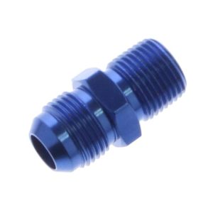 AN X NPT STRAIGHT ADAPTERS, BLUE