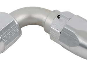 90 DEGREE POWER FLOW HOSE ENDS, CLEAR