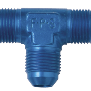 MALE AN TEE FITTINGS, BLUE